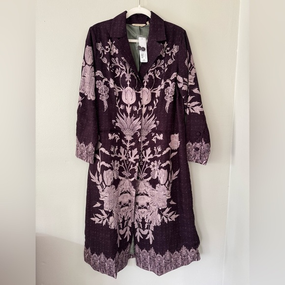 Soft Surroundings Masterpiece Duster in Purple Wine - Picture 2 of 7